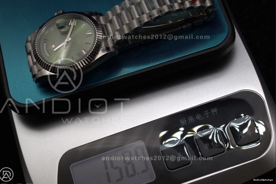 40 Green on Bracelet Weight Bezel President GSF A DayDate 719 SS Dial Gain Roman OdorResistant 0330